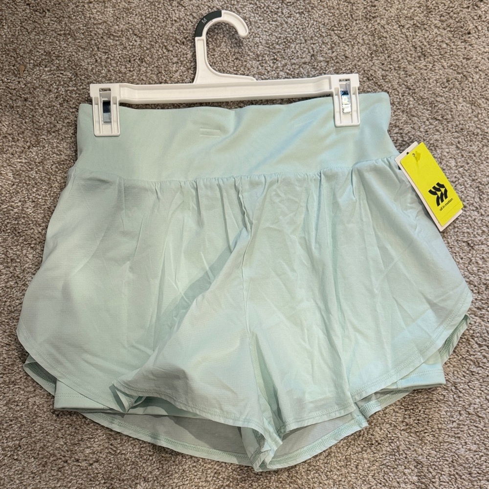 59. NWT- all in Motion Women's 2-in-1 Run Shorts